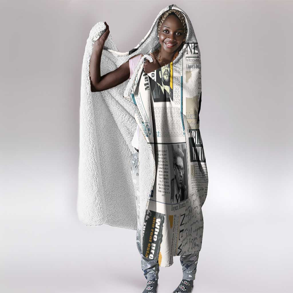 Civil Rights Leaders Hooded Blanket African-American History Month