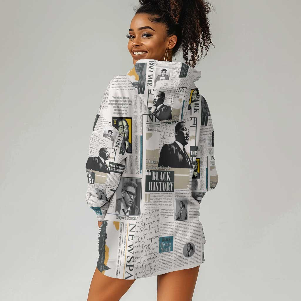 Civil Rights Leaders Hoodie Dress African-American History Month