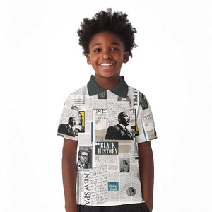 Civil Rights Leaders Kid Polo Shirt African-American History Month
