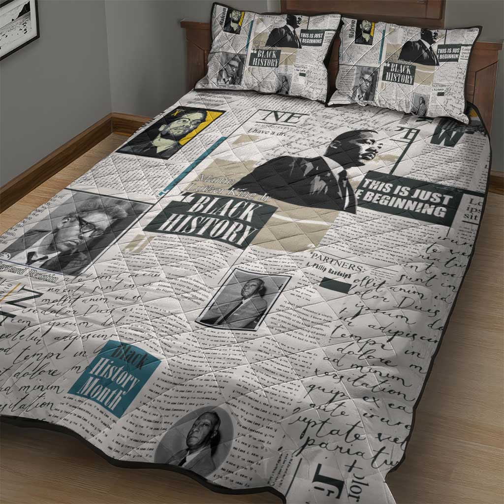 Civil Rights Leaders Quilt Bed Set African-American History Month