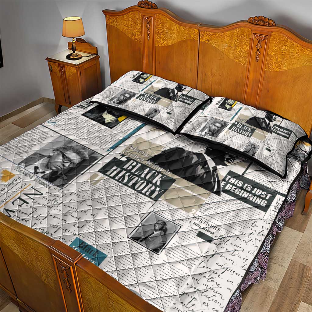 Civil Rights Leaders Quilt Bed Set African-American History Month