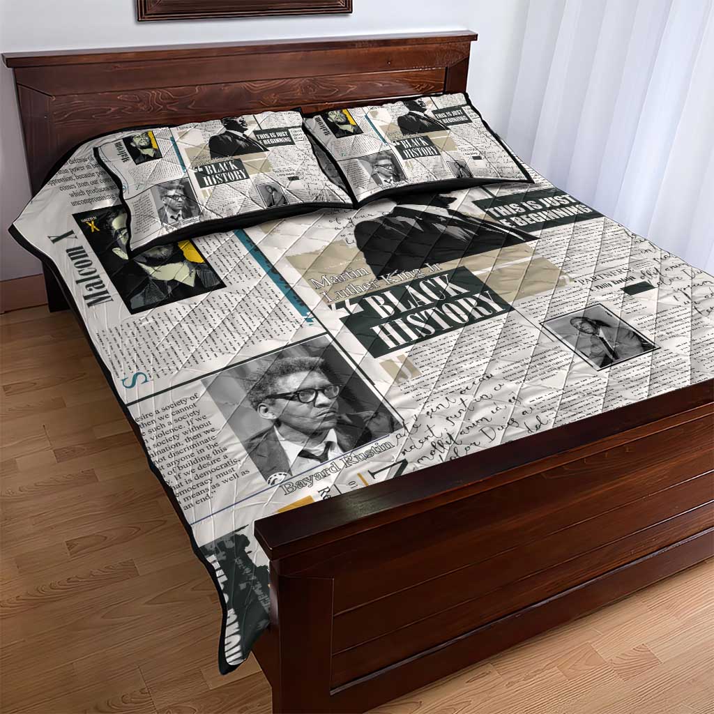 Civil Rights Leaders Quilt Bed Set African-American History Month