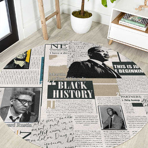 Civil Rights Leaders Round Carpet African-American History Month