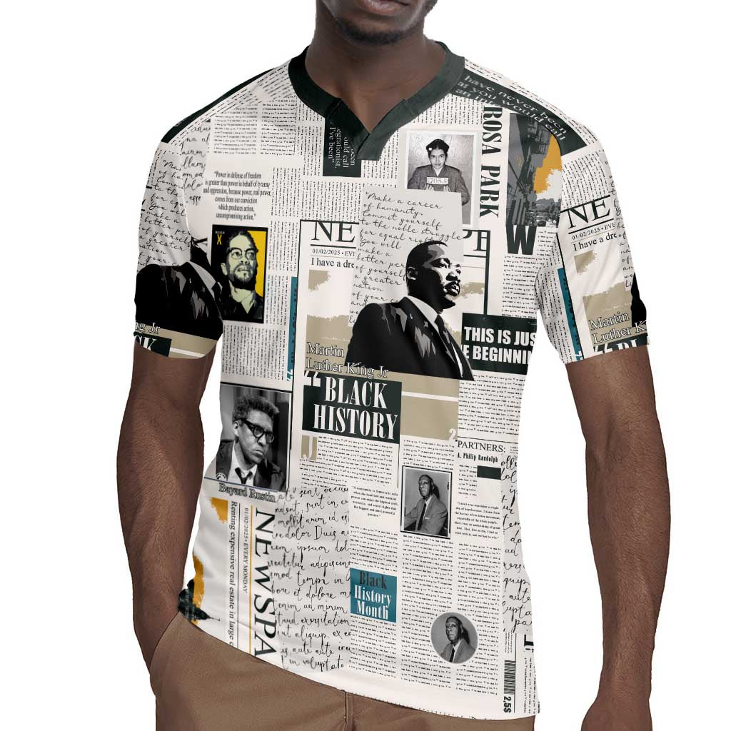 Civil Rights Leaders Rugby Jersey African-American History Month