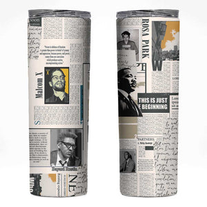 Civil Rights Leaders Skinny Tumbler African-American History Month