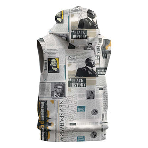 Civil Rights Leaders Sleeveless Hoodie African-American History Month - African Pride