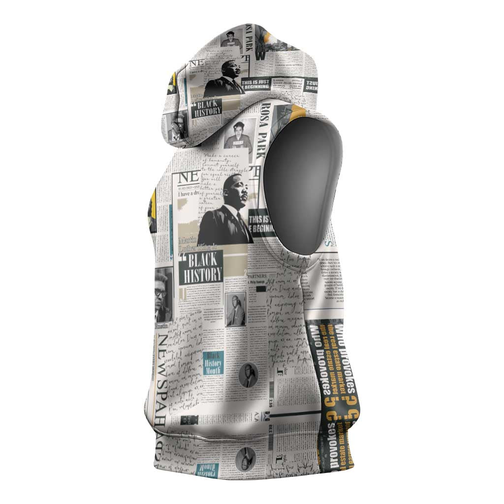 Civil Rights Leaders Sleeveless Hoodie African-American History Month - African Pride