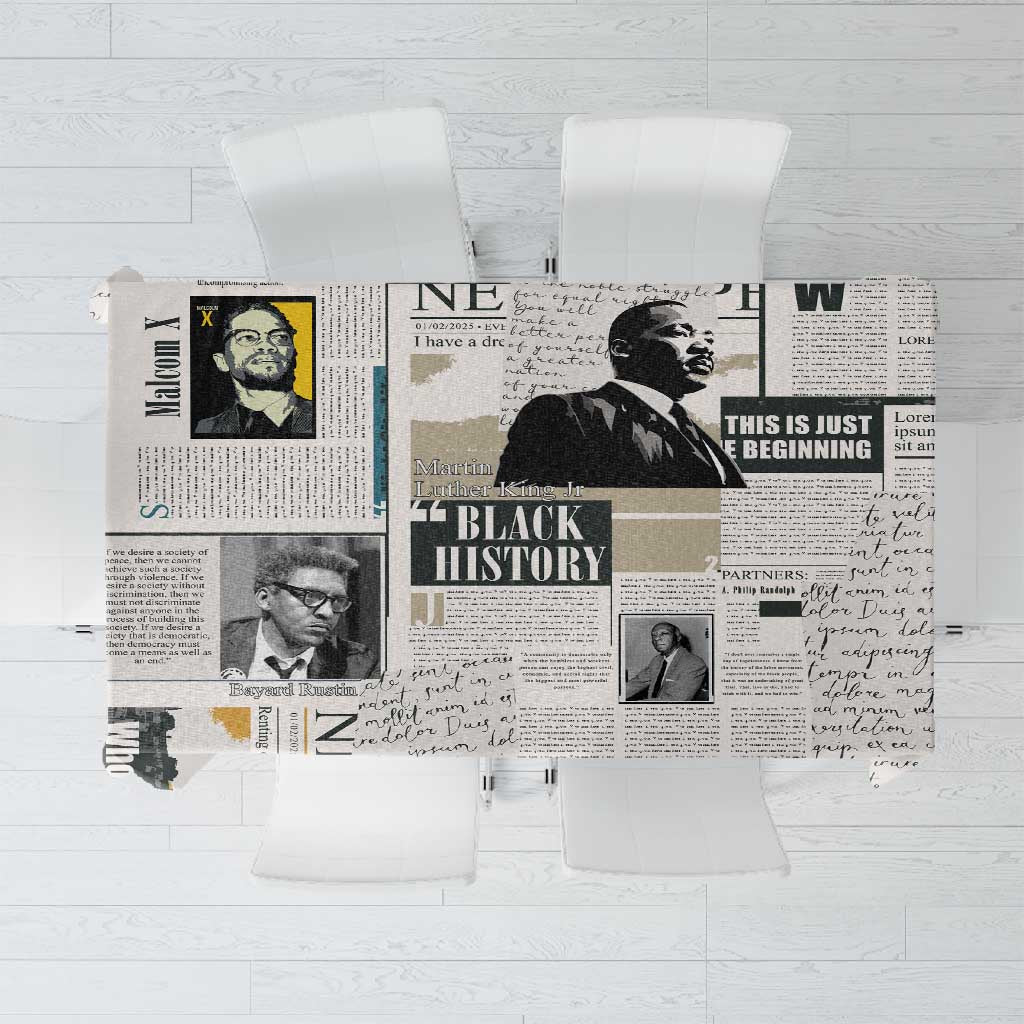 Civil Rights Leaders Tablecloth African-American History Month