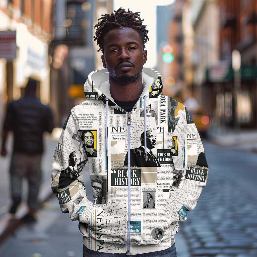 Civil Rights Leaders Zip Hoodie African-American History Month