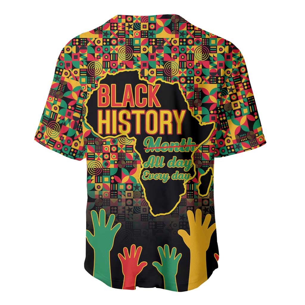 Black History Month Baseball Jersey I'm Black And I'm Proud