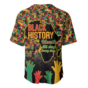 Black History Month Baseball Jersey I'm Black And I'm Proud