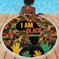 Black History Month Beach Blanket I'm Black And I'm Proud