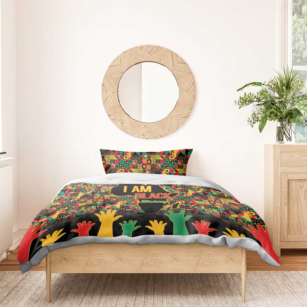 Black History Month Bedding Set I'm Black And I'm Proud