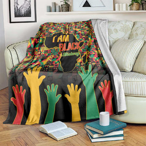 Black History Month Blanket I'm Black And I'm Proud