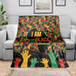 Black History Month Blanket I'm Black And I'm Proud