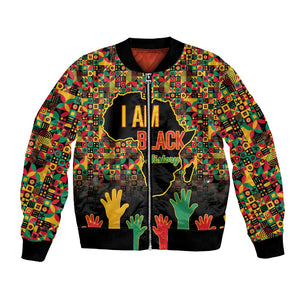 Black History Month Bomber Jacket I'm Black And I'm Proud