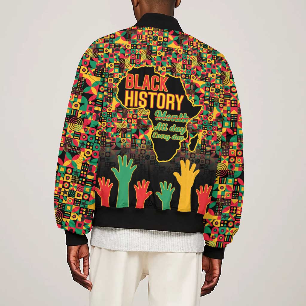 Black History Month Bomber Jacket I'm Black And I'm Proud