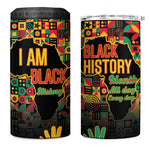 Black History Month 4 in 1 Can Cooler Tumbler I'm Black And I'm Proud