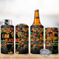 Black History Month 4 in 1 Can Cooler Tumbler I'm Black And I'm Proud