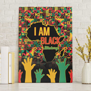 Black History Month Canvas Wall Art I'm Black And I'm Proud