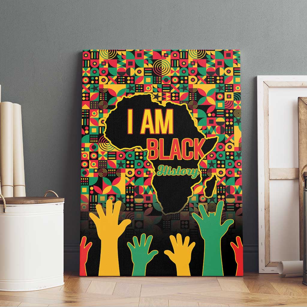 Black History Month Canvas Wall Art I'm Black And I'm Proud