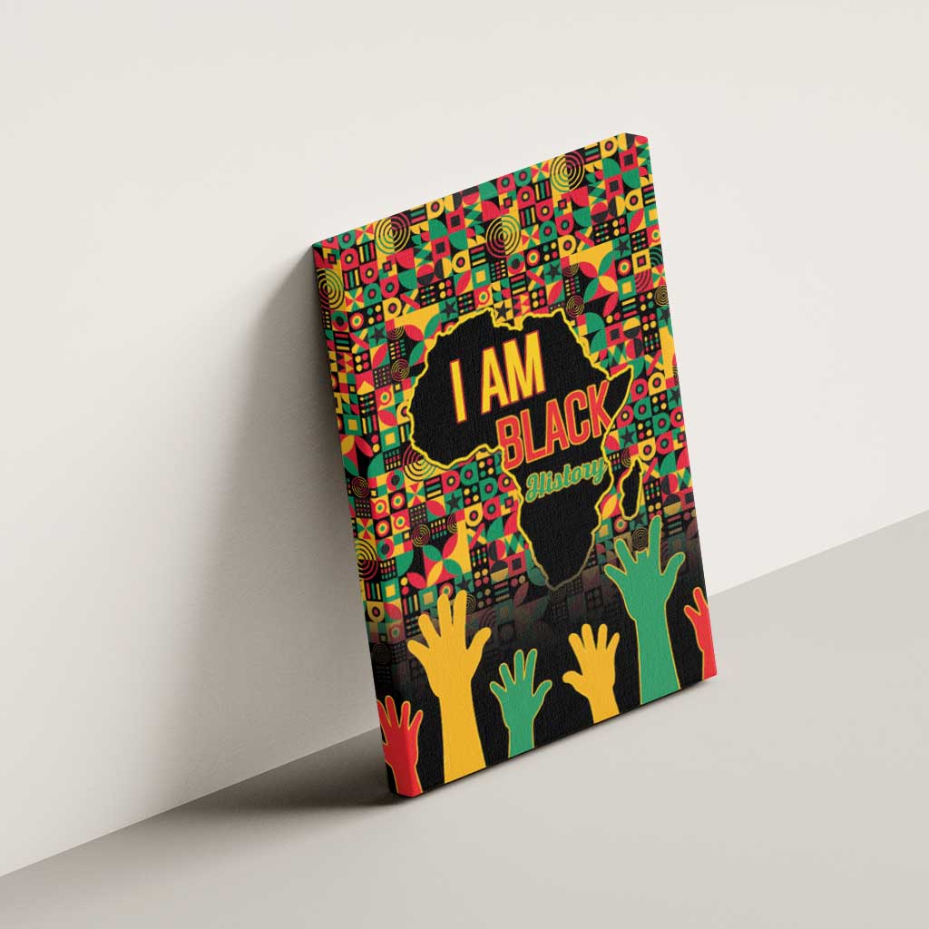 Black History Month Canvas Wall Art I'm Black And I'm Proud
