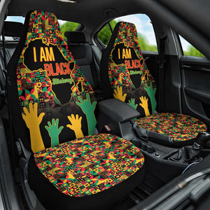 Black History Month Car Seat Cover I'm Black And I'm Proud