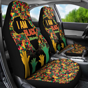 Black History Month Car Seat Cover I'm Black And I'm Proud