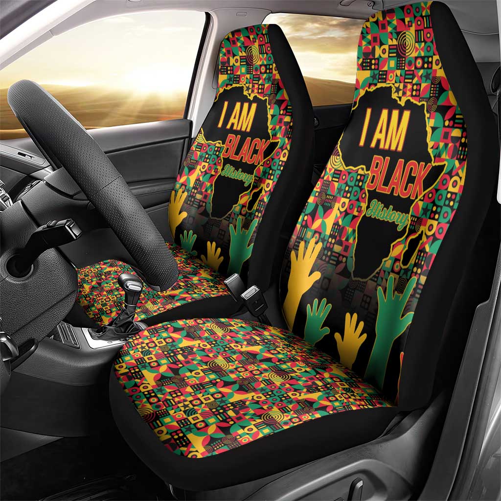 Black History Month Car Seat Cover I'm Black And I'm Proud