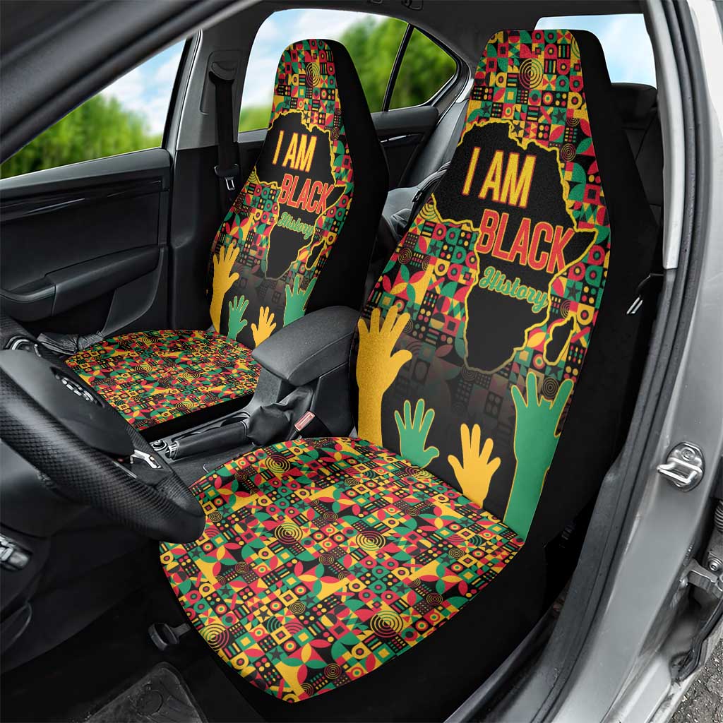 Black History Month Car Seat Cover I'm Black And I'm Proud