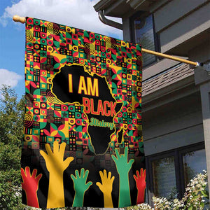 Black History Month Garden Flag I'm Black And I'm Proud