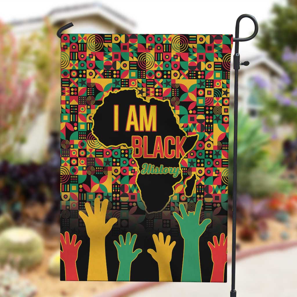 Black History Month Garden Flag I'm Black And I'm Proud