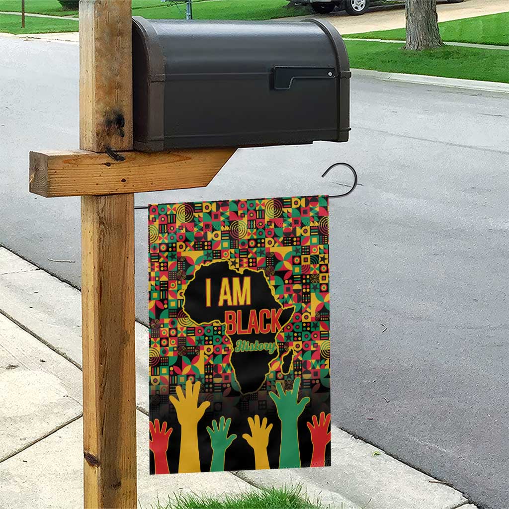 Black History Month Garden Flag I'm Black And I'm Proud