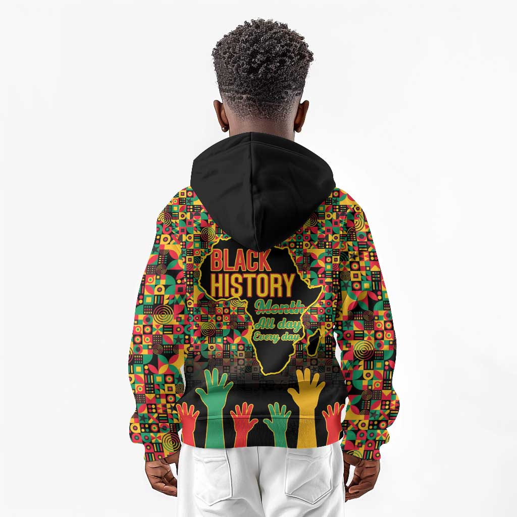 Black History Month Kid Hoodie I'm Black And I'm Proud