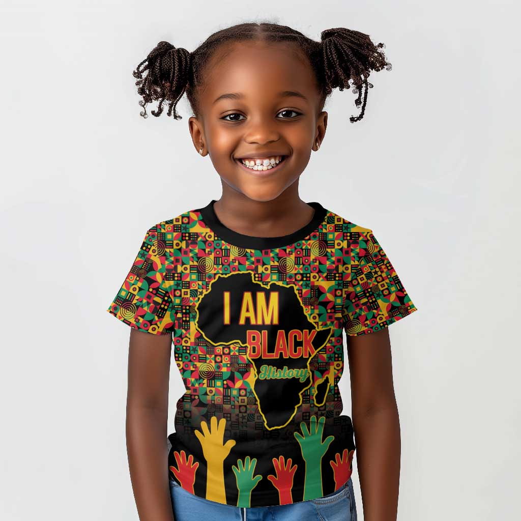Black History Month Kid T shirt I'm Black And I'm Proud