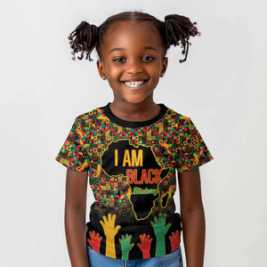 Black History Month Kid T shirt I'm Black And I'm Proud