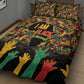 Black History Month Quilt Bed Set I'm Black And I'm Proud