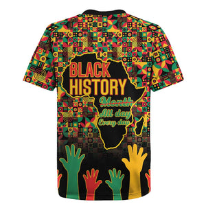 Black History Month Rugby Jersey I'm Black And I'm Proud