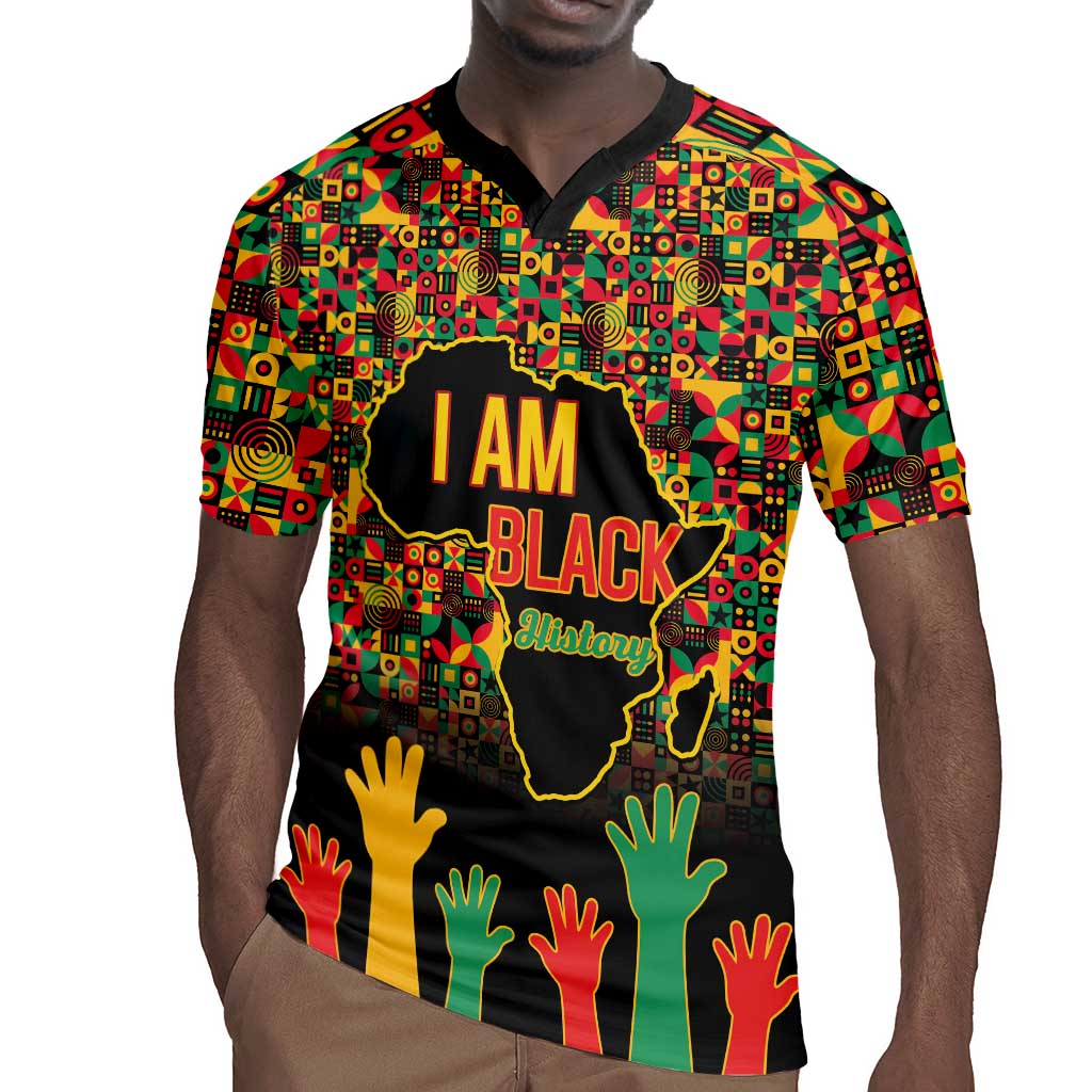 Black History Month Rugby Jersey I'm Black And I'm Proud