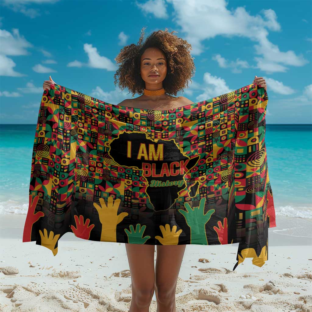 Black History Month Sarong I'm Black And I'm Proud