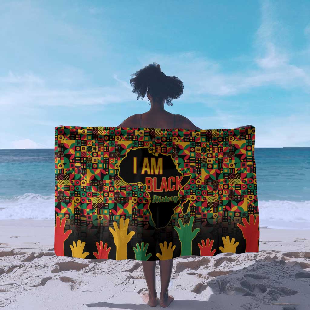Black History Month Sarong I'm Black And I'm Proud