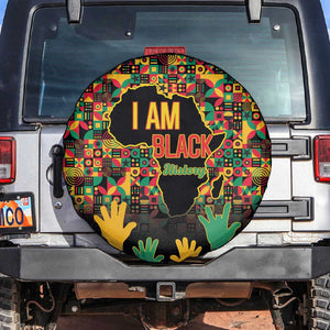 Black History Month Spare Tire Cover I'm Black And I'm Proud