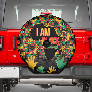 Black History Month Spare Tire Cover I'm Black And I'm Proud