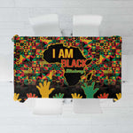 Black History Month Tablecloth I'm Black And I'm Proud