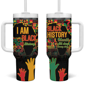 Black History Month Tumbler With Handle I'm Black And I'm Proud