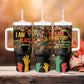 Black History Month Tumbler With Handle I'm Black And I'm Proud