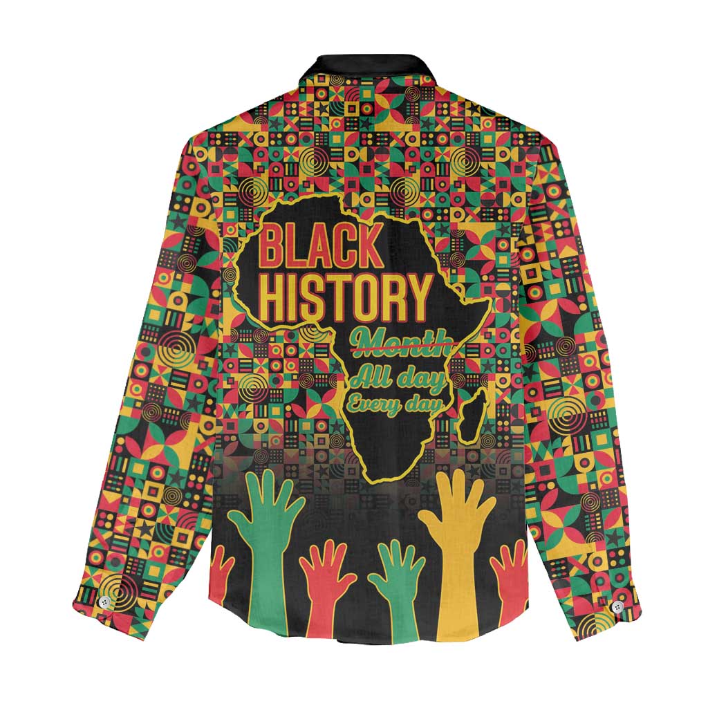 Black History Month Women Casual Shirt I'm Black And I'm Proud LT15