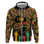 Black History Month Zip Hoodie I'm Black And I'm Proud