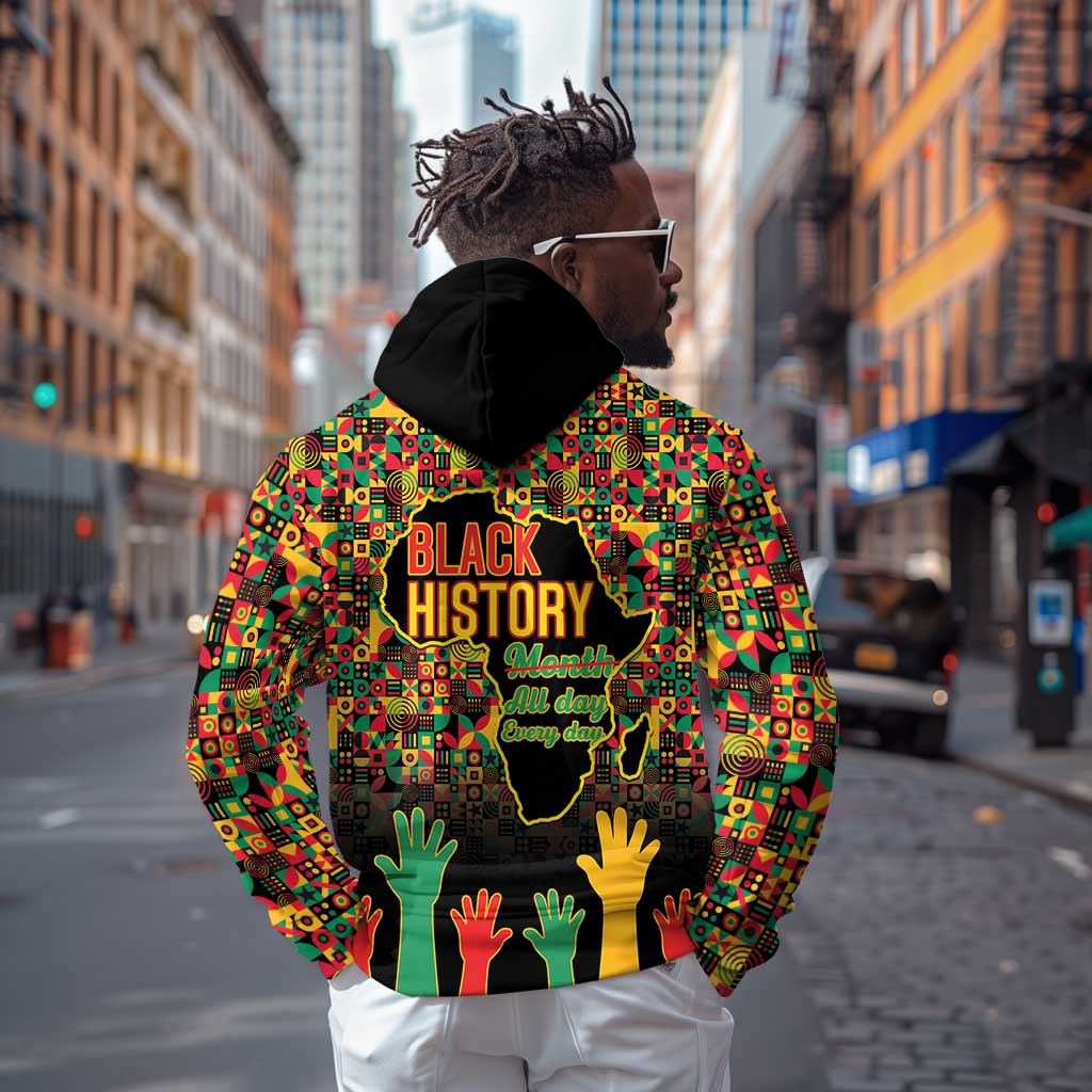 Black History Month Zip Hoodie I'm Black And I'm Proud