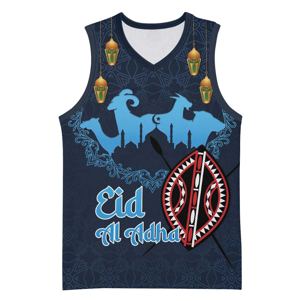 Happy Eid Al-Adha Basketball Jersey Kenya Mubarak - African Pride